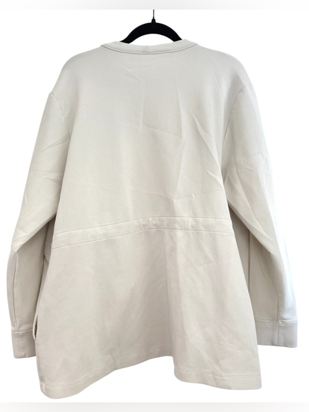 Tek Gear Ultracomfort Cream Cinch Waist Cardigan, Size 1X - EUC - Picture 3 of 10